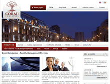Tablet Screenshot of coralcompanies.ro